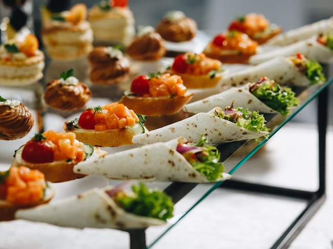 Canapes for an Event